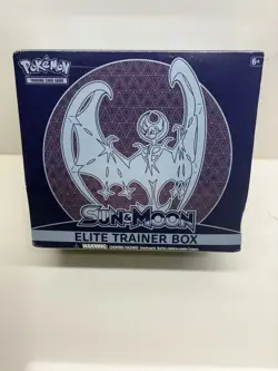 Pokemon Elite Trainer Box Sun and Moon Base ETB Factory Sealed, Lunala - Image 1