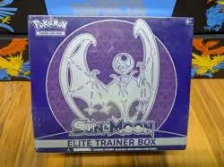 Pokemon Elite Trainer Box Sun and Moon Base ETB Factory Sealed, Lunala - Image 1