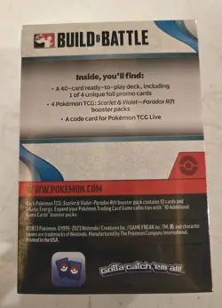 Pokemon Scarlet and Violet Paradox Rift Build and Battle Box - Image 4