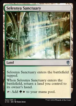 Selesnya Sanctuary - Light Play MTG Commander 2016 Edition - Image 1
