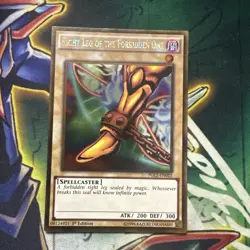 Yugioh! Right Leg of the Forbidden One PGL2-EN022 Gold Rare 1st Edition VLP/NM - Image 1