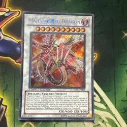 Yugioh! Majestic Red Dragon CT07-EN001 Secret Rare Limited Edition LP - Image 1
