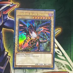 Yugioh! Red-Eyes Black Dragon HAC1-EN003 Ultra Rare 1st Edition NM - Image 1