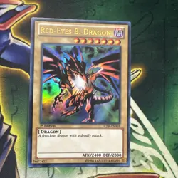 Yugioh! Red-Eyes B. Dragon LCJW-EN003 Ultra Rare 1st Edition VLP/NM - Image 1