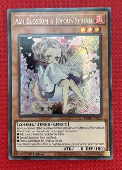 Ash Blossom & Joyous Spring RA04-EN025 | Secret Rare | Yugioh - Image 1