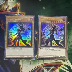 Yugioh! Dark Magician DUPO-EN101 Ultra Rare Limited Edition x2 NM - Image 1