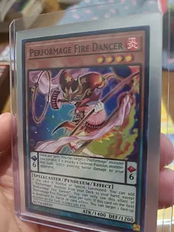 Performage Fire Dancer - MZTM-EN049 - Super Rare - 1st Edition Yugioh NM - Image 4