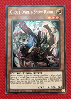 RA02-EN009 "Ghost Ogre & Snow Rabbit" Secret Rare YuGiOh! NEW - Image 1