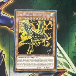 Yugioh! The Winged Dragon of Ra TN19-EN009 Secret Rare Limited Edition VLP/NM - Image 1