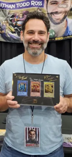 SIGNED Yugioh 25th Anniversary Stainless Steel Egyptian God Cards - Image 4