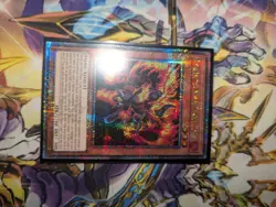 yugioh Red Lotus King Flame Crime Quarter Century Rare 1st Edition BLTR-EN028 - Image 4