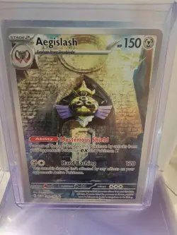Aegislash 210/182 Paradox Rift Illustration Rare Holo - Pokemon TCG Single Card - Image 1