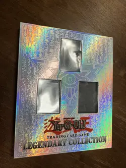 Yu-Gi-Oh Trading Card Binder Legendary Collection 1996 Game 3 Cards Silver Ra - Image 1