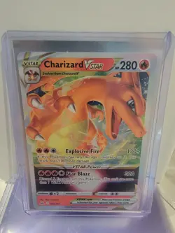 Pokemon TCG Charizard VSTAR Crown Zenith Holo Ultra Rare Card 019/159 - Image 1