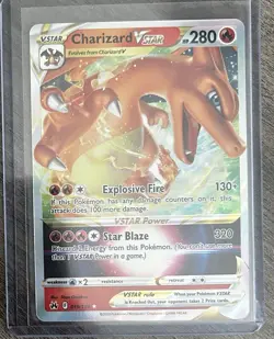 Pokemon TCG Charizard VSTAR Crown Zenith Holo Ultra Rare Card 019/159 - Image 1