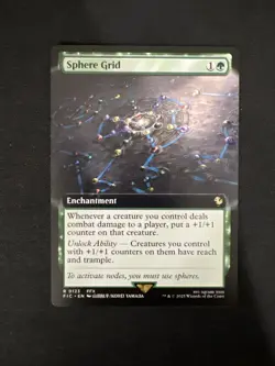 MTG Sphere Grid Extended Art Regular Final Fantasy Magic The Gathering Mint - Image 1