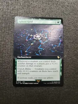 MTG Sphere Grid Extended Art Regular Final Fantasy Magic The Gathering Mint - Image 1
