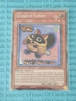 JUSH-EN017 Cooky☆Yummy Starlight Rare Yu-Gi-Oh Card 1st Edition New - Image 3