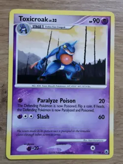 Pokemon Toxicroak Majestic Dawn Rare Card 31/100 NM Condition - Image 1