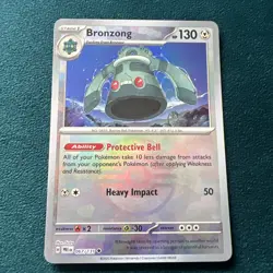 Pokemon Card Bronzong 067/131 Poke Ball Reverse Holo Prismatic Evolutions NM - Image 1