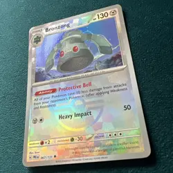 Pokemon Card Bronzong 067/131 Poke Ball Reverse Holo Prismatic Evolutions NM - Image 2