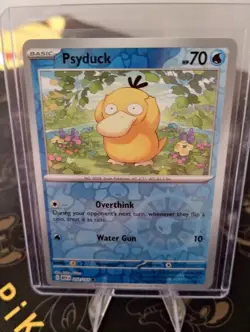 Pokemon TCG Scarlet Violet 151 Psyduck 054/165 Reverse Holo Card NM - Image 1