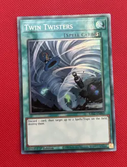 RA02-EN060 Twin Twisters : Collector's Rare 1st Edition YuGiOh Card - Image 1