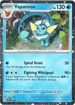 Vaporeon Cosmos Holo #168 - CGC 10 GEM MINT - Pokemon Promo Card - Image 3
