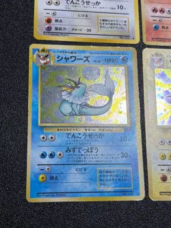 (MP) Eevee Vaporeon Jolteon Flareon Holo Jungle 4set Pokemon Card - Image 5