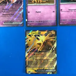 Pokemon 151 Promo Card LOT- Poster- Bulbasuar Squirtle Charmander Alakazam Zap - Image 3