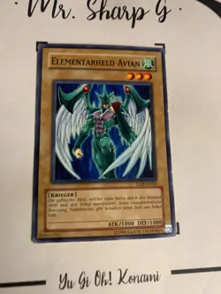 ELEMENTARHELD AVIAN - TLM-DE001 DEUTS Yu-Gi-Oh! CARD GAME TCG COMMON 2005 - Image 4