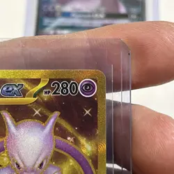 Team Rocket's Mewtwo ex SR UR set 130/098 Glory of Team Rocket Pokemon Card NM - Image 3