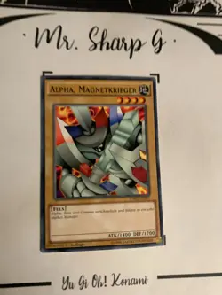 ALPHA, MAGNETKRIEGER - 1. AUFLAGE SDMY-DE007 DEUTSCH Yu-Gi-Oh! CARD COMMON 2016 - Image 2