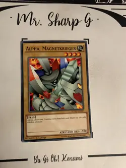 ALPHA, MAGNETKRIEGER - 1. AUFLAGE SDMY-DE007 DEUTSCH Yu-Gi-Oh! CARD COMMON 2016 - Image 3