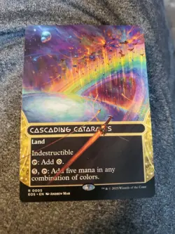 MtG EoS Cascading Cataracts #5 Borderless Non-Foil - Image 1