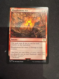 Blasphemous Act - 0211 LTC MTG - Rare N/M - Host of Mordor - Image 1