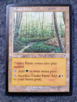 Tinder Farm Magic The Gathering Invasion No play MTG MINT ............(DS3D1K6) - Image 1