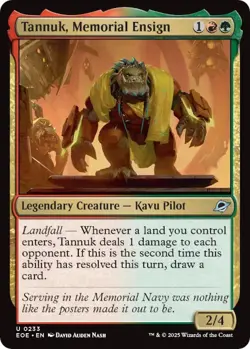 **Tannuk, Memorial Ensign ** EDH Commander Deck ** MTG - Image 1