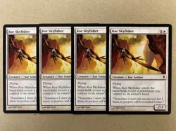 MTG 4x Kor Skyfisher # 23 Zendikar Pauper Modern Magic the Gathering x4 NM - Image 1