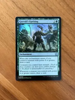 Garruk's Uprising (Foil) MTG [Foundations] Near Mint - Image 1