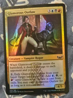 Glamorous Outlaw FOIL (190/547) Streets of New Capenna MTG Magic - Image 2