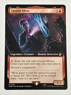 MTG Universes Beyond: Doctor Who Yasmin Khan Extended Art 0392 NM Rare - Image 1