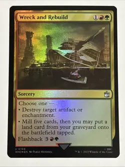 MTG Universes Beyond: Doctor Who Wreck and Rebuild Foil 0169 NM - Image 1