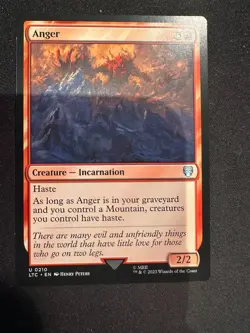 Anger - 0210 LTC MTG - Uncommon N/M - Host of Mordor - Image 1