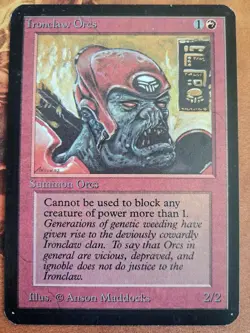 Mtg Alpha Ironclaw Orcs - Image 1