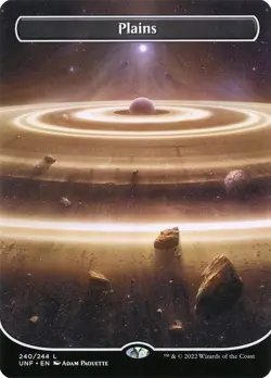 FOIL Plains Unfinity Magic MTG Land CARD 1x (240/244) - Image 1