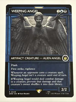 MTG Universes Beyond: Doctor Who Weeping Angel Showcase 0549 NM Rare - Image 1