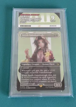Aerith Gainsborough Borderless Foil MTG Final Fantasy 0374 FFVII FF7 Ace 9 - Image 1