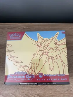 Pokemon TCG - Pokemon Center ETB - Paradox Rift (Roaring Moon) - Factory Sealed - Image 1
