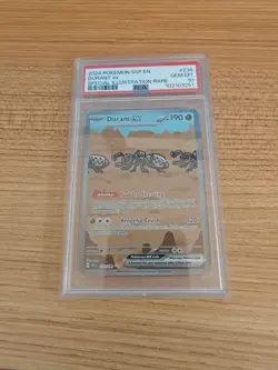 2024 Pokemon Durant ex 236/191 SIR SV08: Surging Sparks PSA 10 GEM MINT - Image 1